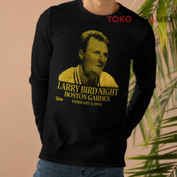 Larry Bird Night Boston Garden 1993 Long sleeved
