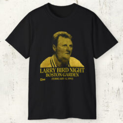 Larry Bird Night Boston Garden 1993 T shirt