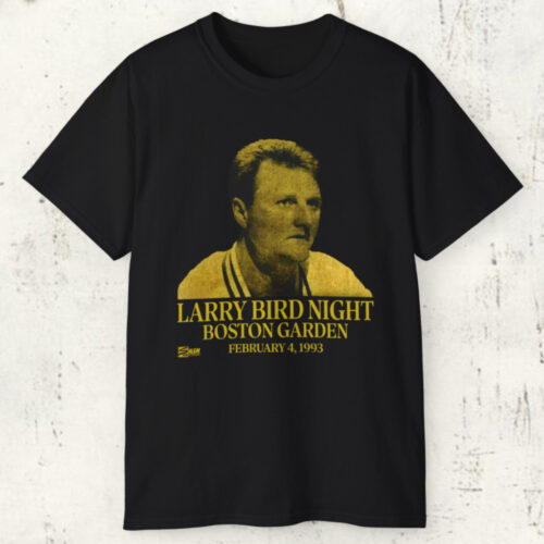 Larry Bird Night Boston Garden 1993 T shirt