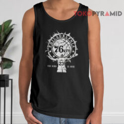 LeBron James 76ers The King Is Here Shirt 2 LeBron James 76ers The King Is Here Tank Top