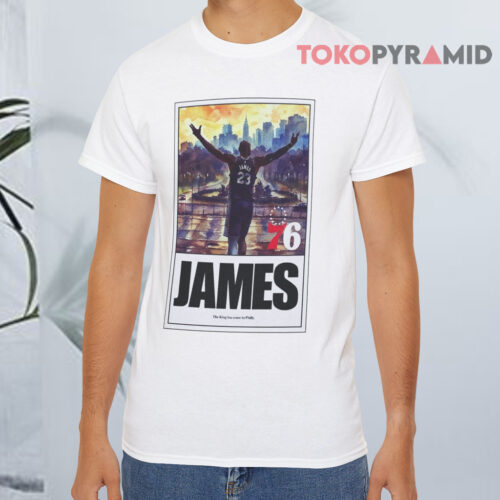 LeBron James Philadelphia 76ers Royal King Shirt