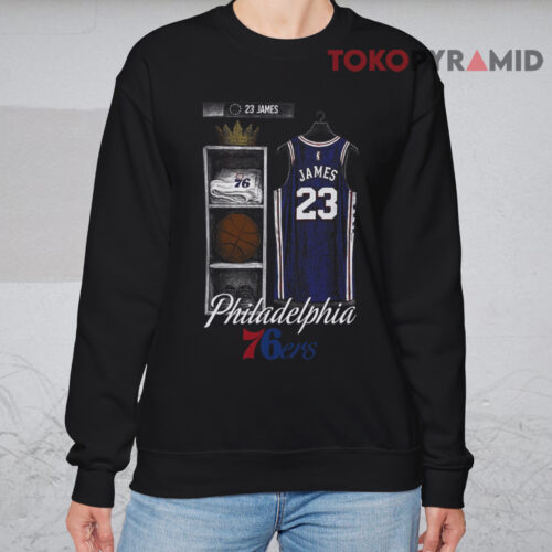 LeBron James Philadelphia 76ers Sweatshirt