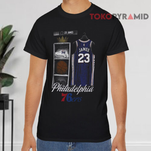 LeBron James Philadelphia 76ers T Shirt