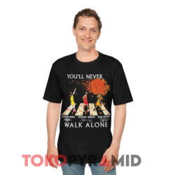 Lebron James Michael Jordan Kobe Bryant You'll Never Walk Alone Shirt 1 Lebron James Michael Jordan Kobe Bryant You'll Never Walk Alone Black T shirt