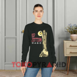 Led Zeppelin Hermit Lantern Shirt 4 Led Zeppelin Hermit Lantern Black Long sleeved