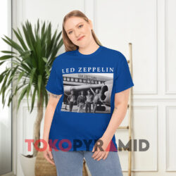 Led Zeppelin Plane Picture Shirt 4 Led Zeppelin Plane Picture Blue T shirt