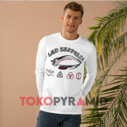 Led Zeppelin Single Stitch Shirt 4 Led Zeppelin Single Stitch White Long sleeved