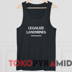 Legalize Landmines Whitephosphor T shirt Black TankTop