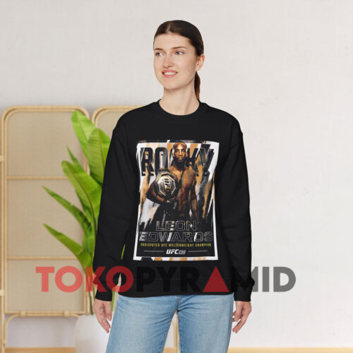 Leon Edwards Ufc 296 Champ Black Sweatshirt Leon Edwards Ufc 296 Champ Black Sweatshirt