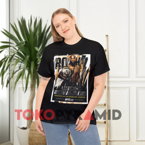 Leon Edwards Ufc 296 Champ Black T shirt Leon Edwards Ufc 296 Champ Black T shirt