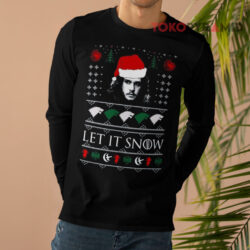 Let It Snow Jon Snow Game Of Thrones Ugly Christmas Sweatshirt 3 Let It Snow Jon Snow Game Of Thrones Ugly Christmas Long sleeved