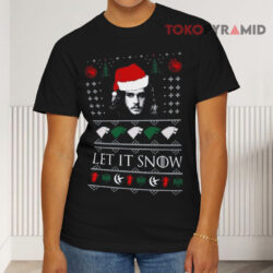 Let It Snow Jon Snow Game Of Thrones Ugly Christmas T shirt