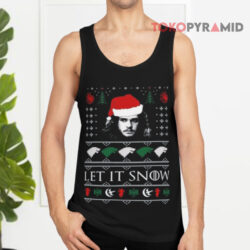 Let It Snow Jon Snow Game Of Thrones Ugly Christmas Sweatshirt 2 Let It Snow Jon Snow Game Of Thrones Ugly Christmas Tank Top