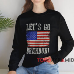 Let's Go Brandon Shirt 3 Let's Go Brandon Shirt Black Sweatshirt