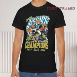 Let's Go Jacksonville Jaguars Afc South Divison Champions 2026 Mascot Black T shirt