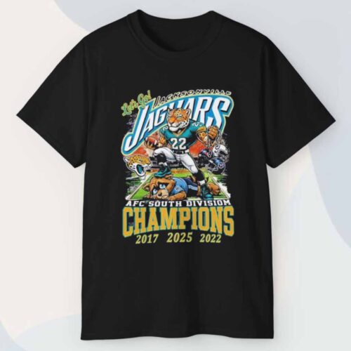 Let's Go Jacksonville Jaguars Afc South Divison Champions 2026 Mascot T shirt