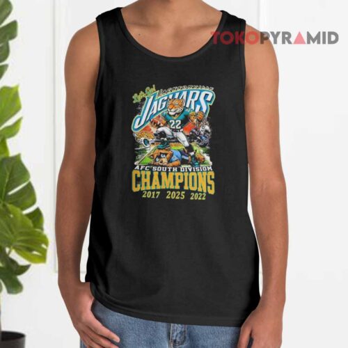 Let's Go Jacksonville Jaguars Afc South Divison Champions 2026 Mascot Tank Top