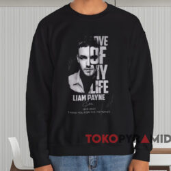 Liam Payne Love Of My Life Signature Shirt 3 Liam Payne Love Of My Life Signature Shirt Black Sweatshirt