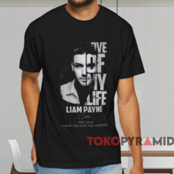 Liam Payne Love Of My Life Signature Shirt Black T shirt