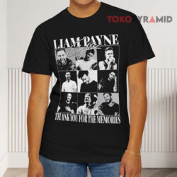 Liam Payne Thank You For The Memories Black T shirt