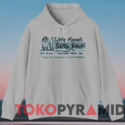Little Hawaii Surf Shop Shirt Grey Hoodie