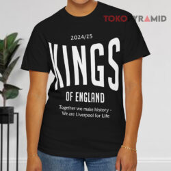 Liverpool Kings Of England Black T shirt
