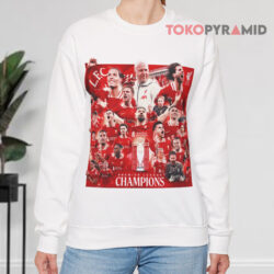 Liverpool We're Premier League Champions Poster Sweatshirt