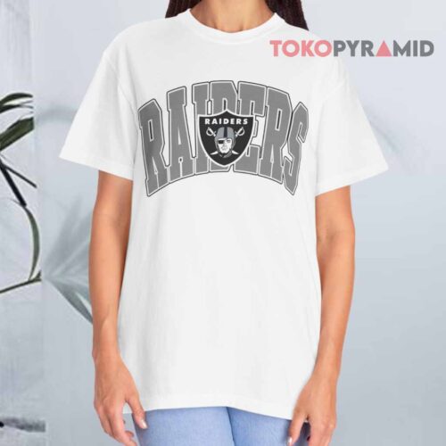 Logo 7 Nfl Las Vegas Raiders White T shirt