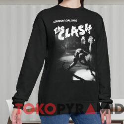 London Calling The Clash T-Shirt 2 London Calling The Clash T shirt Black Sweatshirt