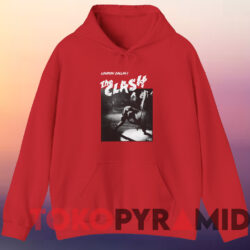 London Calling The Clash T-Shirt 3 London Calling The Clash T shirt Red Hoodie