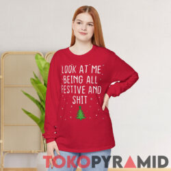 Look At Me Being All Festive And Shit Long Sleeve