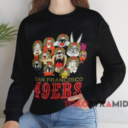 Looney Tunes San Francisco 49ers T-shirt 3 Looney Tunes San Francisco 49ers T shirt Black Sweatshirt