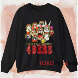Looney Tunes San Francisco 49ers T-shirt 4 Looney Tunes San Francisco 49ers T shirt Black Sweatshirt