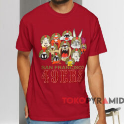 Looney Tunes San Francisco 49ers T-shirt Red T shirt
