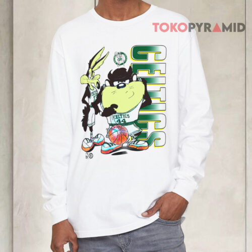 Looney Tunes Taz Bugs Boston Celtics Long sleeved
