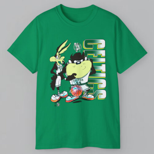 Looney Tunes Taz Bugs Boston Celtics T shirt
