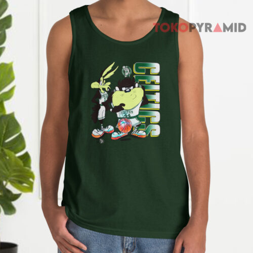 Looney Tunes Taz Bugs Boston Celtics Tank Top
