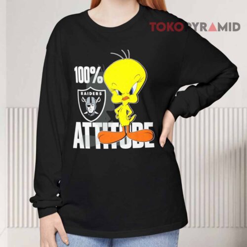 Looney Tunes Tweety Raiders 100% Attitude Long sleeved