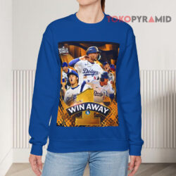 Los Angeles Dodgers 1 Win Away World Series 2024 Champions Sweatshirt
