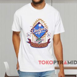 Los Angeles Dodgers 1989 World Series Champions Shirt White T shirt