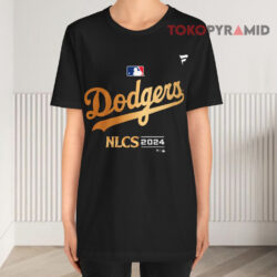 Los Angeles Dodgers 2024 National League Division Champions Black T shirt
