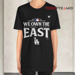 Los Angeles Dodgers 2024 We Own The Nl West Black T shirt