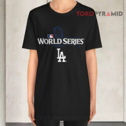 Los Angeles Dodgers 2024 World Series Black T shirt
