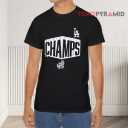 Los Angeles Dodgers 2024 World Series Champions Batter Black T shirt