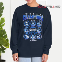 Los Angeles Dodgers 2024 World Series Champions Player Shirt 4 Los Angeles Dodgers 2024 World Series Champions Player Long sleeved