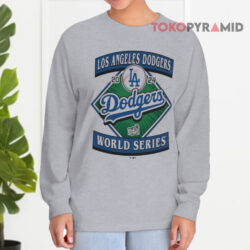 Los Angeles Dodgers 2024 World Series Franklin Logo Shirt 4 Los Angeles Dodgers 2024 World Series Franklin Logo Long sleeved
