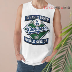 Los Angeles Dodgers 2024 World Series Franklin Logo Shirt 2 Los Angeles Dodgers 2024 World Series Franklin Logo Tank Top