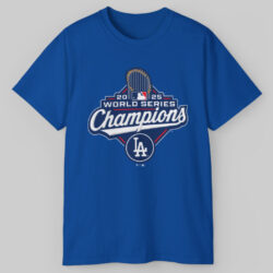 Los Angeles Dodgers 2025 World Series Champions Logo T shirt