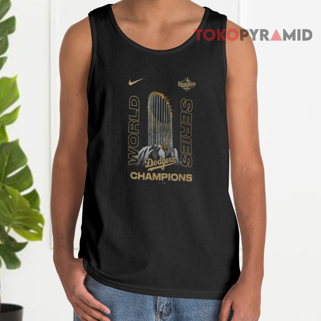 Los Angeles Dodgers 2025 World Series Champions Raise The Trophy Tank Top Los Angeles Dodgers 2025 World Series Champions Raise The Trophy Tank Top