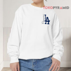 Los Angeles Dodgers 8 time World Series Champions Sweatshirt Front